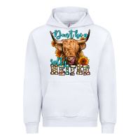 White don't be a salty heifer long haired cow Urban Hoodie - Jasminsmagicworld