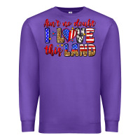 Purple ain't no doubt i love this land Premium Sweatshirt - Zillion Design Studio