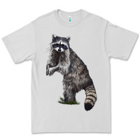 Dove Grey Raccoon Illustrations Premium Tee - LillyAllenDesigns