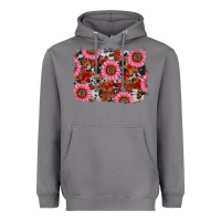 Storm valentine's day sunflowers leopard cowhide background Heavyweight Hoodie - RanaPortraitStore