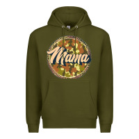 Army Green mama   camouflage Premium Hoodie - JahusDesignShop