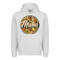 Dove Grey mama   camouflage Premium Hoodie - JahusDesignShop