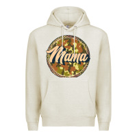 Oatmeal Heather mama   camouflage Premium Hoodie - JahusDesignShop