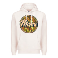 Pale Pink mama   camouflage Premium Hoodie - JahusDesignShop