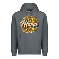 Rock mama   camouflage Premium Hoodie - JahusDesignShop