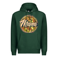 Sports Green mama   camouflage Premium Hoodie - JahusDesignShop