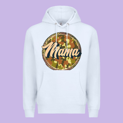 Mama   Camouflage Premium Hoodie Designed By Jahusdesignshop