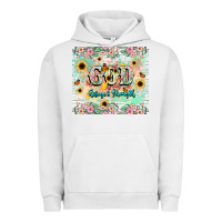 Pigment Lunar Rock god is my refugee and strength Urban Hoodie - NancyCooperArtShop
