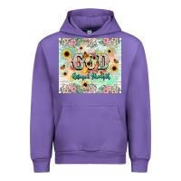 Tulip god is my refugee and strength Urban Hoodie - NancyCooperArtShop