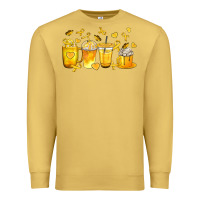 Antique Gold Childhood Cancer Coffee Cups Premium Sweatshirt - texasbilliewilder