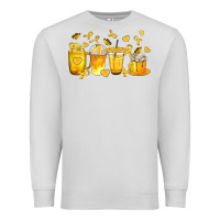 Dove Grey Childhood Cancer Coffee Cups Premium Sweatshirt - texasbilliewilder