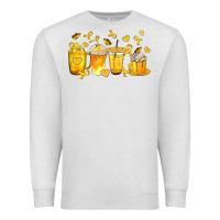 Oatmeal Heather Childhood Cancer Coffee Cups Premium Sweatshirt - texasbilliewilder