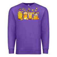 Childhood Cancer Coffee Cups Premium Sweatshirt | Teevron
