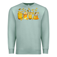 Seafoam Childhood Cancer Coffee Cups Premium Sweatshirt - texasbilliewilder