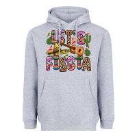 Heather Grey let s fiesta Heavyweight Hoodie - Zillion Design Studio