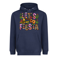 Navy let s fiesta Heavyweight Hoodie - Zillion Design Studio