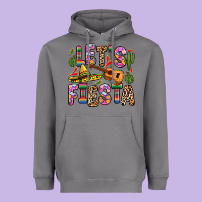 Let S Fiesta Heavyweight Hoodie Designed By Zillion Design Studio