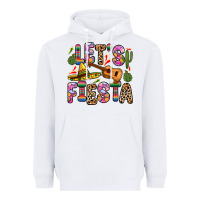 White let s fiesta Heavyweight Hoodie - Zillion Design Studio
