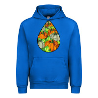 Cobalt Fall Teardrop Urban Hoodie - LillyAllenDesigns