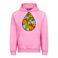Fuchsia Pink Fall Teardrop Urban Hoodie - LillyAllenDesigns