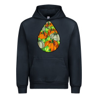 Navy Fall Teardrop Urban Hoodie - LillyAllenDesigns