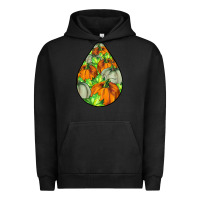 Pigment Black Fall Teardrop Urban Hoodie - LillyAllenDesigns
