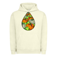 Pigment Pistachio Fall Teardrop Urban Hoodie - LillyAllenDesigns