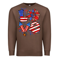Chestnut 4th of july love Premium Sweatshirt - Zillion Design Studio