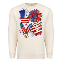 Sandshell 4th of july love Premium Sweatshirt - Zillion Design Studio