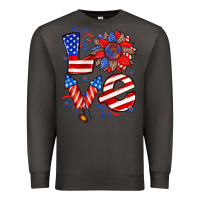 Smoke 4th of july love Premium Sweatshirt - Zillion Design Studio
