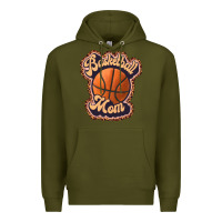 Army Green basketball mom Premium Hoodie - JahusDesignShop