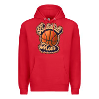 Red basketball mom Premium Hoodie - JahusDesignShop