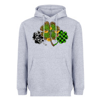 Heather Grey st patricks day shamrock gold Heavyweight Hoodie - RanaPortraitStore