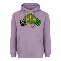 Lavender st patricks day shamrock gold Heavyweight Hoodie - RanaPortraitStore