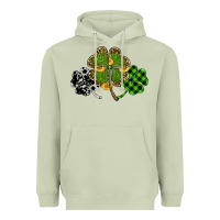 Matcha st patricks day shamrock gold Heavyweight Hoodie - RanaPortraitStore