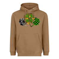 Toasted Coconut st patricks day shamrock gold Heavyweight Hoodie - RanaPortraitStore
