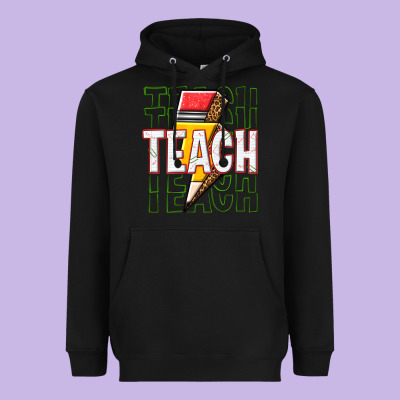 Teach Heavyweight Hoodie Designed By Texasbilliewilder