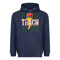 Navy teach Heavyweight Hoodie - texasbilliewilder