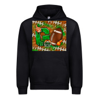 Black go american football leopard Urban Hoodie - NancyCooperArtShop
