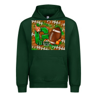 Forest Green go american football leopard Urban Hoodie - NancyCooperArtShop