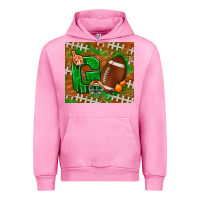 Fuchsia Pink go american football leopard Urban Hoodie - NancyCooperArtShop
