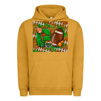Pigment Peanut Butter go american football leopard Urban Hoodie - NancyCooperArtShop