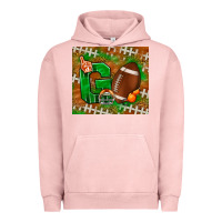 Pigment Salmon go american football leopard Urban Hoodie - NancyCooperArtShop