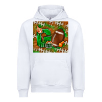 White go american football leopard Urban Hoodie - NancyCooperArtShop