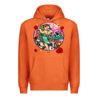 Carrot cupid with arrows and stars Premium Hoodie - AdoDesignShop