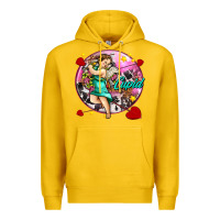 Lemon cupid with arrows and stars Premium Hoodie - AdoDesignShop