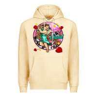 Pina Colada cupid with arrows and stars Premium Hoodie - AdoDesignShop