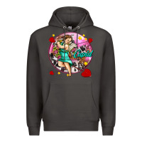 Smoke cupid with arrows and stars Premium Hoodie - AdoDesignShop