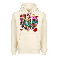 Sandshell cupid with arrows and stars Premium Hoodie - AdoDesignShop