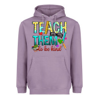 Lavender teach them to be kind Heavyweight Hoodie - texasbilliewilder